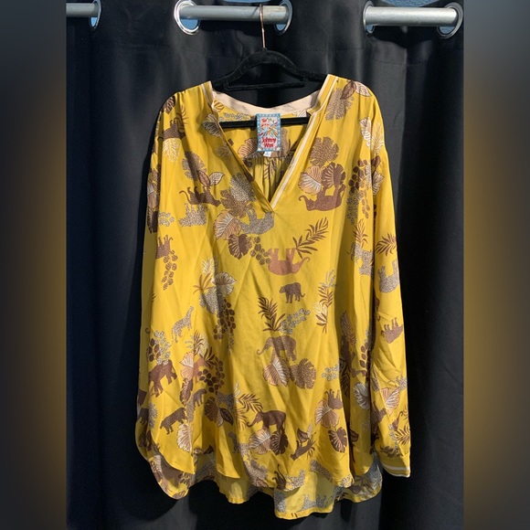 Johnny Was Tops - JOHNNY WAS Silk Taly Astrid Tunic